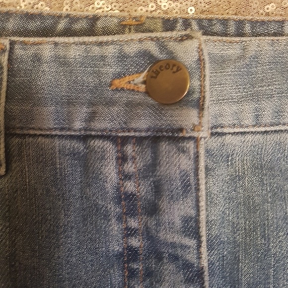 THEORY DENIM SKIRT - Picture 4 of 6